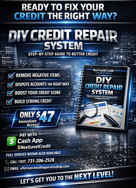 DIY Credit Repair System ( Step-by-Step Guide)